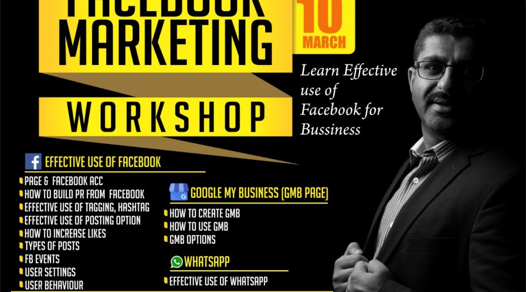 Facebook Marketing Workshop - Digital Marketing Sangli kolhapur pune mumba